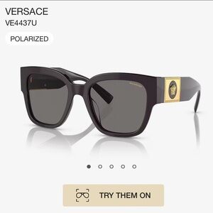 Versace sunglasses Bordeaux. Polarized.